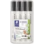 Valge tahvli marker Staedtler 351WP4-9X must 2,0 mm otsaga