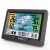 Hygrometer Thermometer GreenBlue GB540 — indoor 0–50°C / outdoor -20–65°C, DCF kell, väliandur 60 m, must