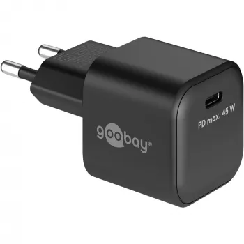 Goobay laadija 65331 sise vahelduvvoolu kiirlaadimine must USB USB-C