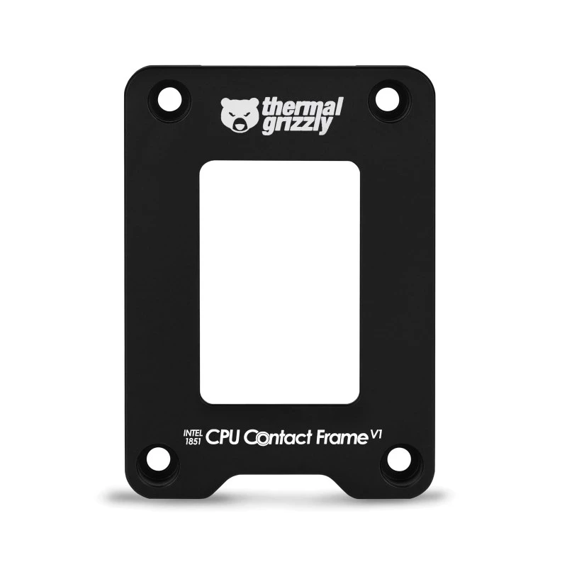 Raami uuenduskomplekt Thermal Grizzly TG-CF-I1851-V1 Alumiinium Must 71x51x6mm