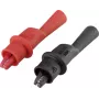 VOLTCRAFT Krokodilklemme Plug 4 mm CAT III 1000 V, CAT IV 600 V Must, Red MSK-104 (VC-8083495)