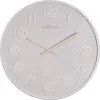 NeXtime 3096WI - Seinakell - kvartskell - Ring - Valge - Puit - Puit