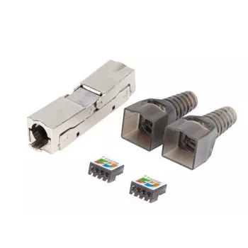 LANBERG RJ-45 FTP Cat6A pistik 8P8C, 2x ühilduvat pistikut
