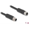 DeLOCK 80519 anduri/täituri kaabel 1 m RST M12 Must