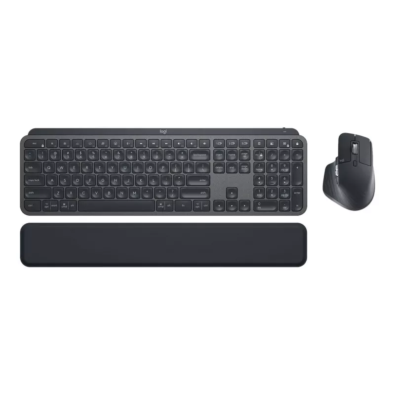 Logitech MX Keys combo for Business Gen 2 klaviatuur ja hiir komplektis kontor RF Wireless + Bluetooth AZERTY prantsuse grafiit