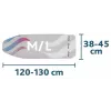 Triikimislaua pealiskate VILEDA Total Reflect sinine hall valge laudadele mõõtudega 1300 x 450 mm