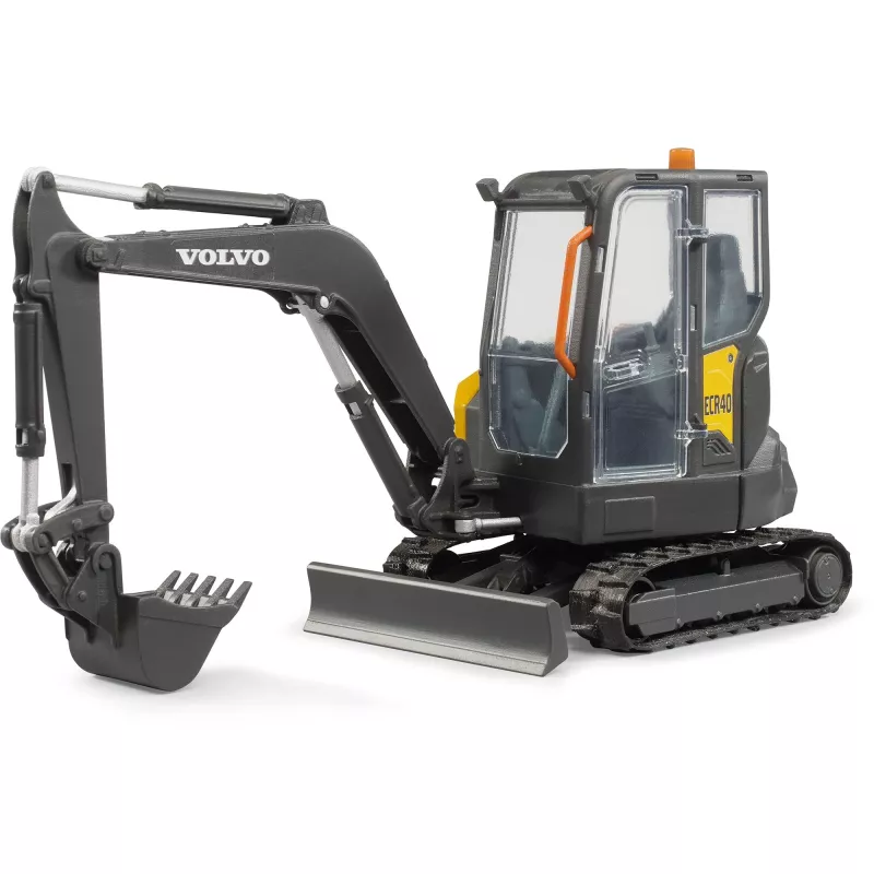 BRUDER mudelsõiduk — Volvo ECR40 kompaktekskavaator (mänguasi) autor BRUDER, mudel 02465