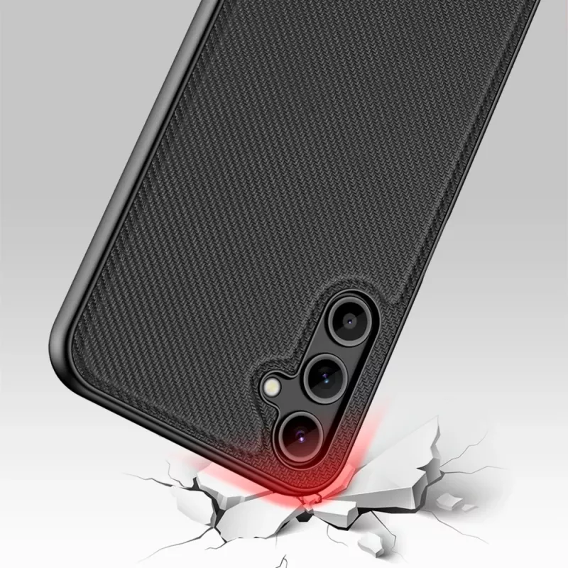 StyleShell NYLO, telefoniümbris must, Samsung Galaxy A15 5G / A15 4G