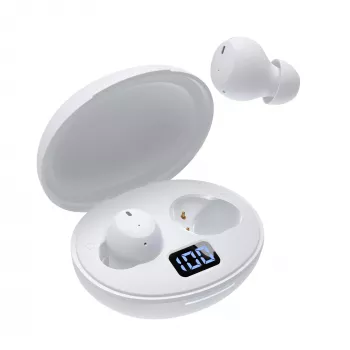 Juhtmevabad kõrvaklapid White Shark GEB-TWS-02 Vortex valge
