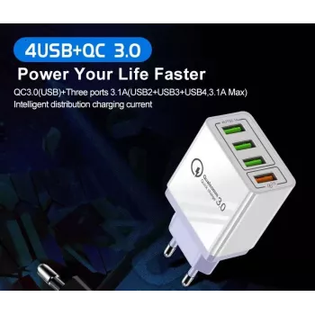 Divers EU-PLUGUSB-A4 toiteadapter
