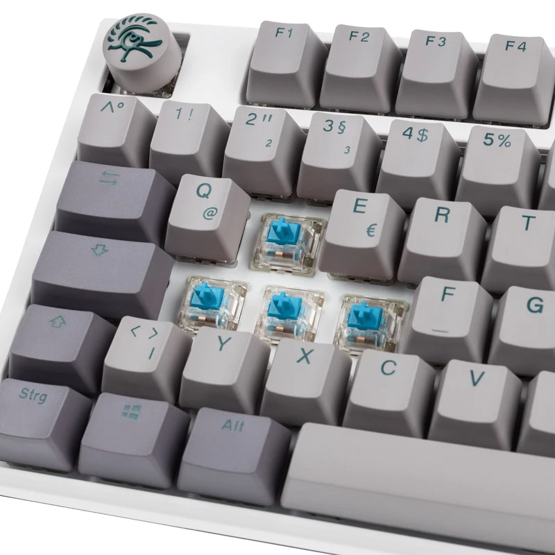 Ducky One 3 TKL klaviatuur mängimiseks USB hõbedane