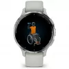 Garmin Venu 3S 3.05 cm (1.2) AMOLED 41 mm Digital 390 x 390 pikslit Puutetundlik ekraan Hall, Hõbedane Wi-Fi GPS (satelliit)