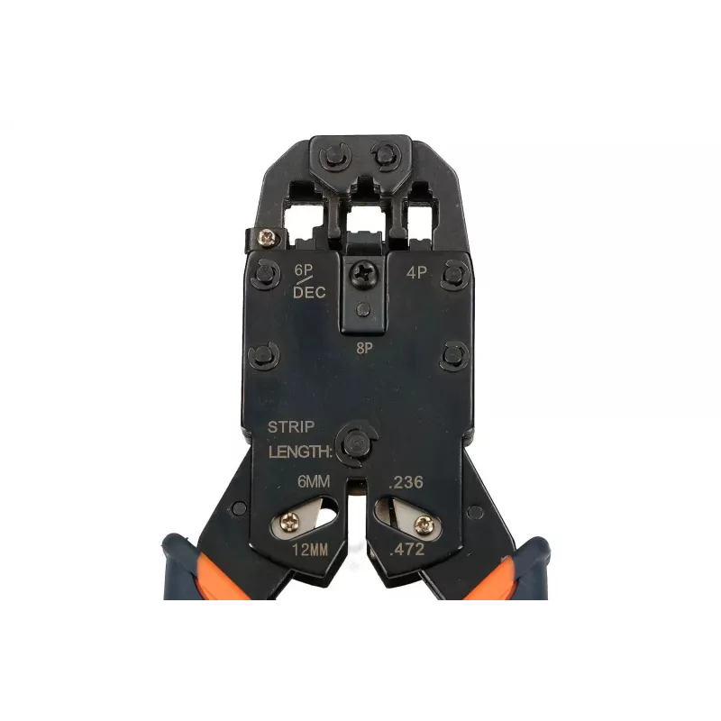 Extralink RJ45 pressimistööriist 4P+6P+8P põrkmehhanismiga modulaarpistikutele, 1 tk