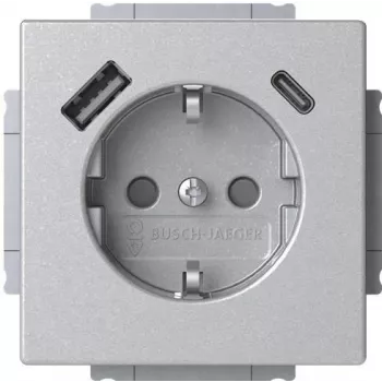 Busch-Jaeger SCHUKO pistikupesa SB-A+C 20 EUCB2USBAC-83 (2CKA002011A6304)