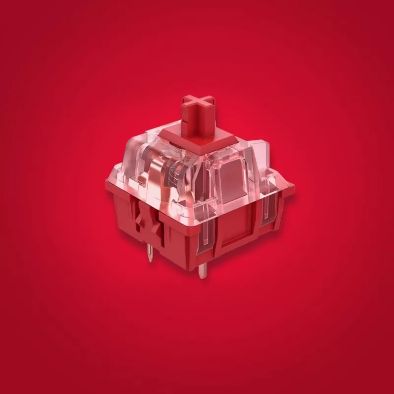 HyperX Alloy Origins PBT HX Red - mehaaniline mänguklaviatuur