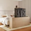 Maclean MC-866T nutikas motoriseeritud elektriline tõstemehhanism telerile TUYA mobiilirakendusega põrandakinnitusklamber Alexa Google Home 37''-80'' 60kg kapp VESA (EU pistik)