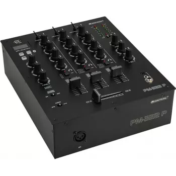 DJ-mikser Omnitronic PM-322P 3-kanaline Bluetoothi ja USB-mängijaga