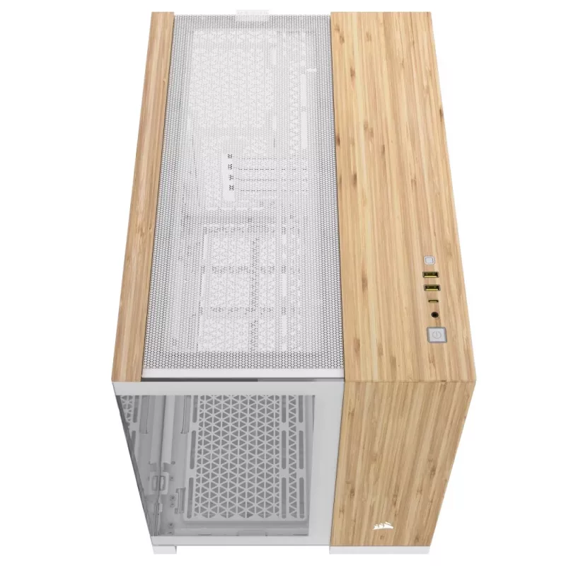 Arvuti korpus Corsair CC-9011288-WW Midi Tower Bamboo, valge
