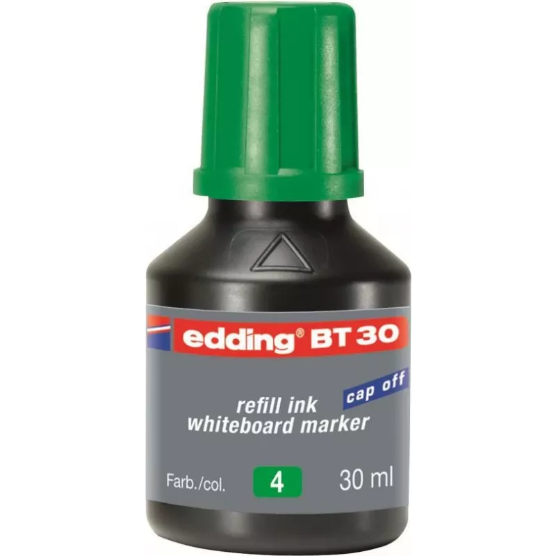 Markeritäite Edding BT 30 Roheline 30 ml, 1 tk, täiteink laiaotsalistele markeritele