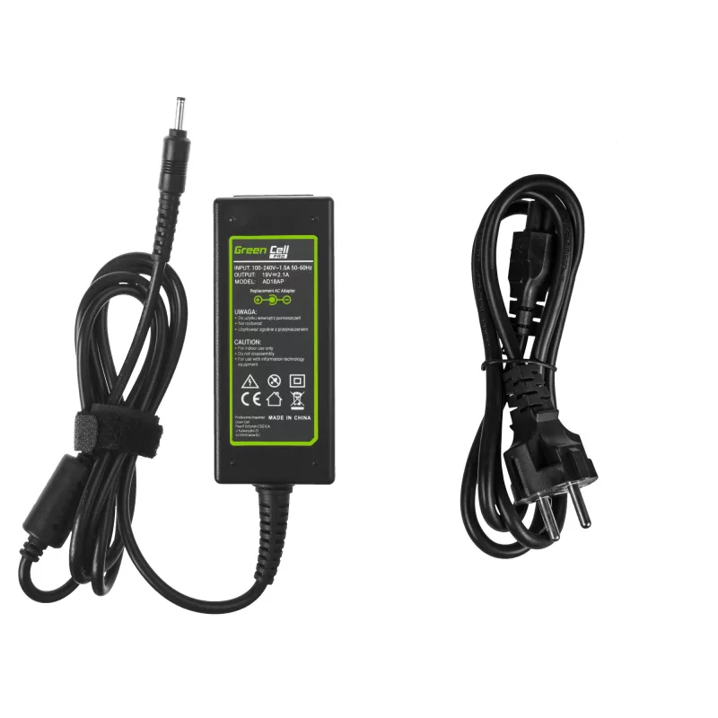 Toiteadapter roheline Cell AD18AP siseruumides 40 W must