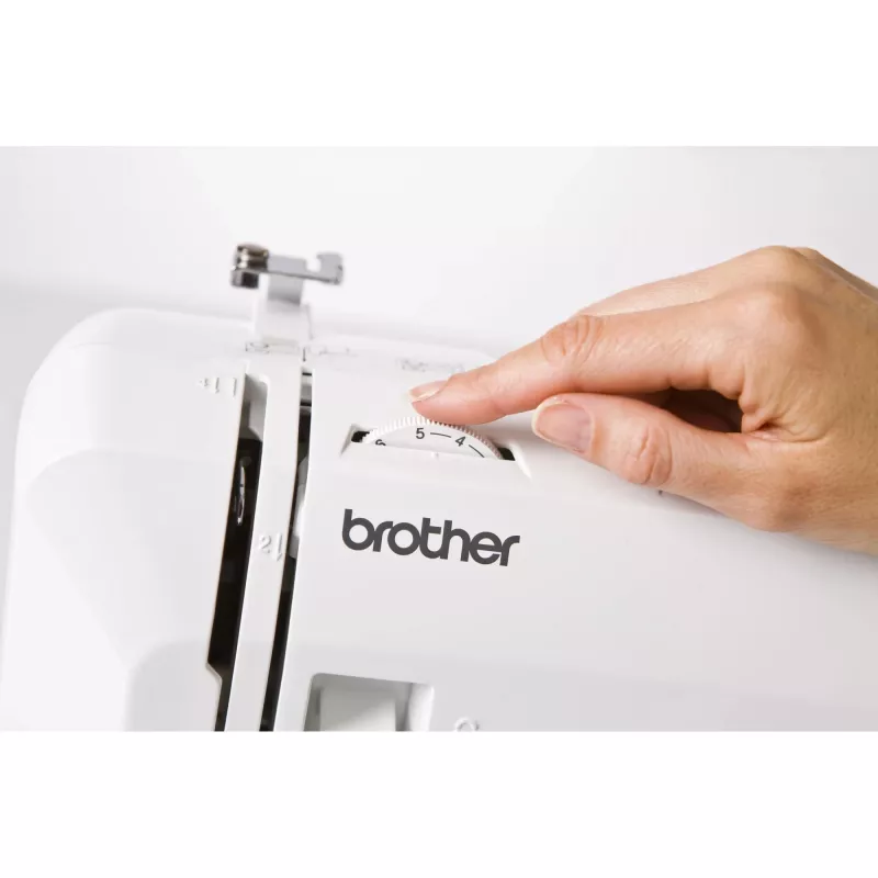 Automaatne majapidamisõmblusmasin Brother RH127VP2 — 27 programmi, 820 p/min, 5 mm piste laius, vaba käsi, LED-ekraan