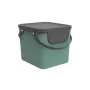 Jäätmemahuti rotho Albula 40 L ristkülikukujuline plast, roheline, 40 L, 400×358×340 mm