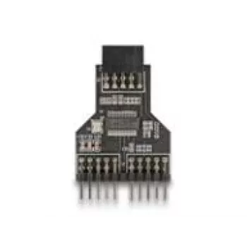 DeLOCK 60045 kaabel-üleminek 9 pin USB 2.0 2 x 9 pin päis Must