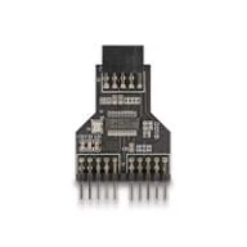 DeLOCK 60045 kaabel-üleminek 9 pin USB 2.0 2 x 9 pin päis Must