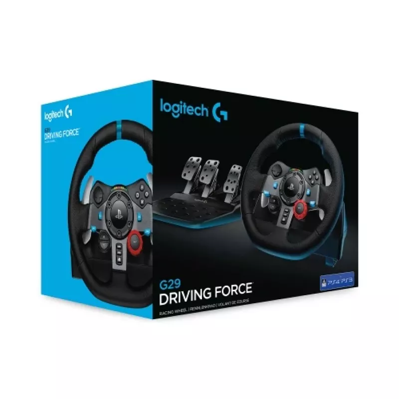 Logitech Driving Force G29 - rool ja pedaalide komplekt - juhtmega - Sony PlayStation 3, Sony PlayStation 4