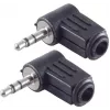 Juhtmepistik ShiverPeaks BS51200-W2 3,5 mm Must