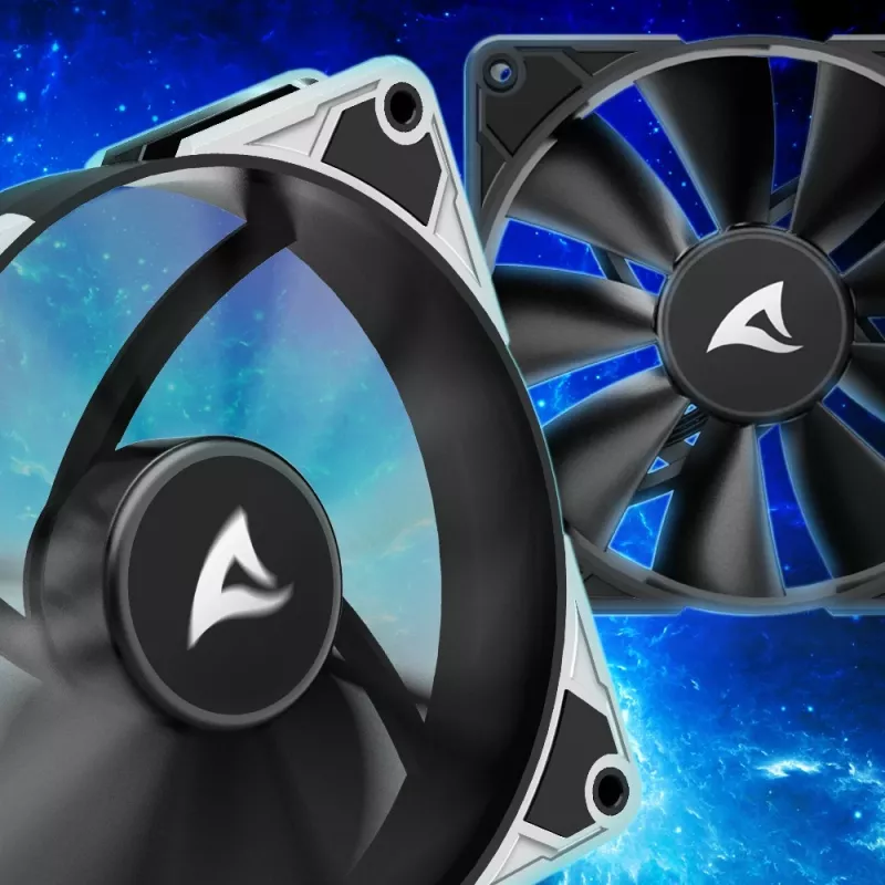 SHARKOON SilentStorm BW120 PWM 120mm korpusventilaator