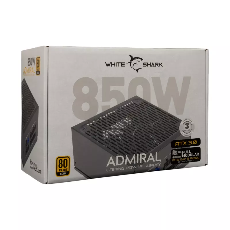 Toiteplokk White Shark GPSU-850W Admiral 850W
