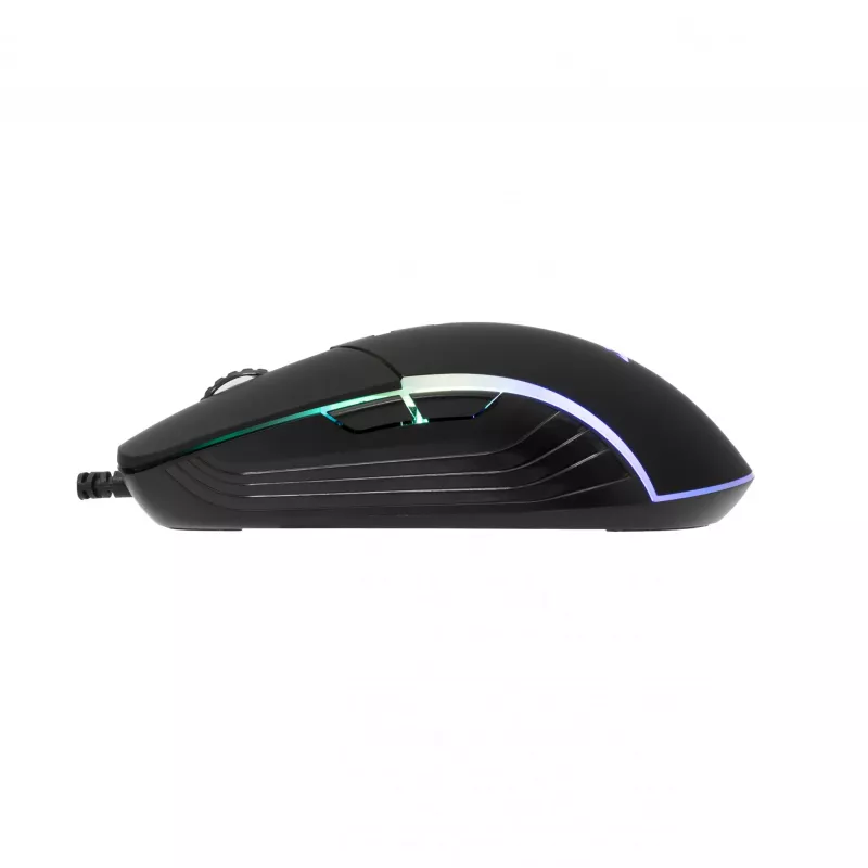Hiir Baracuda BGM-011 Nautilus Must RGB USB