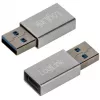 LogiLink AU0056 USB 3.2 Gen 1 adapter USB USB-C emane hõbedane