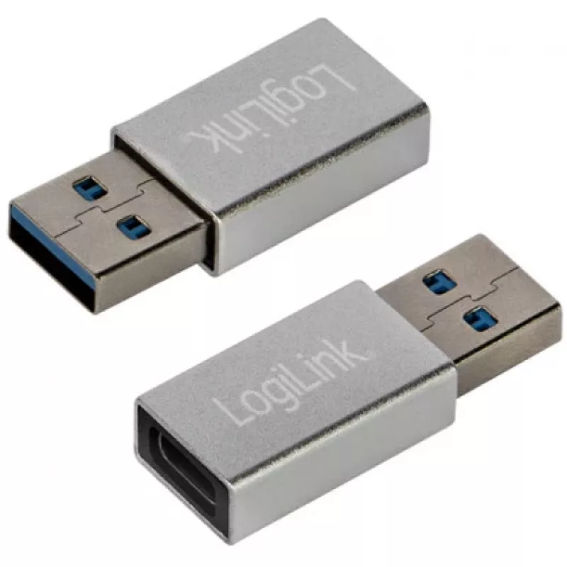 LogiLink AU0056 USB 3.2 Gen 1 adapter USB USB-C emane hõbedane