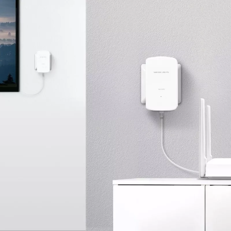 Mercusys | AV1000 Gigabit Powerline Starter Kit | MP500 KIT | 1000 Mbit/s | Ethernet LAN (RJ-45) pordid 1