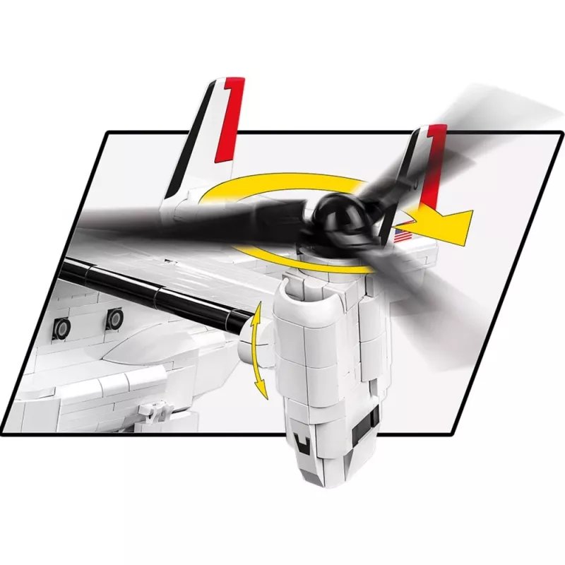 Ehituskomplekt COBI Bell-Boeing V-22 Osprey 1136 osa Relvajõud
