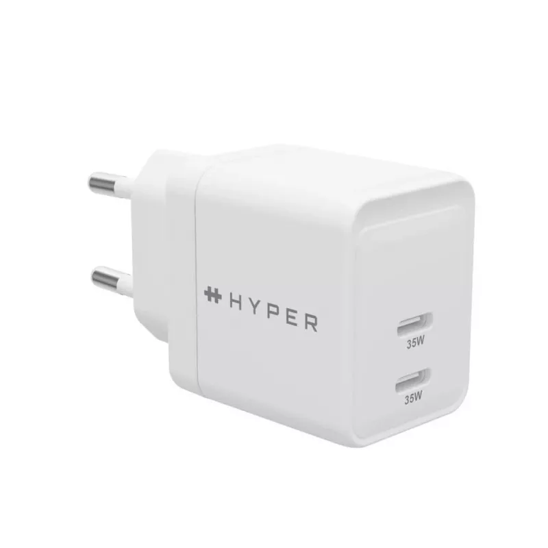 HYPER HJG35EU mobiilseadme laadija Kõrvaklapid, Peakomplekt, Nutitelefon, Kell Valge AC Kiirlaadimine Siseruumides