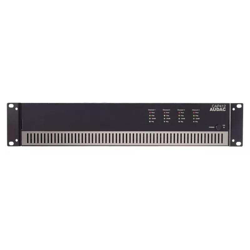 AUDAC CAP412 helivõimendi 4.0 kanalit 480 W D-klass must