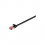 Wentronic Goobay CAT 6 Flat-patch-kaabel, U/FTP, Must, 15 m - Copper Material (94238)
