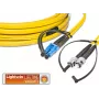 Lightwin LDP-09 LC-ST 1.0 FD fiiberoptiline kaabel 1 m OS2 kollane (LDP-09 LC-ST 1.0 FD)