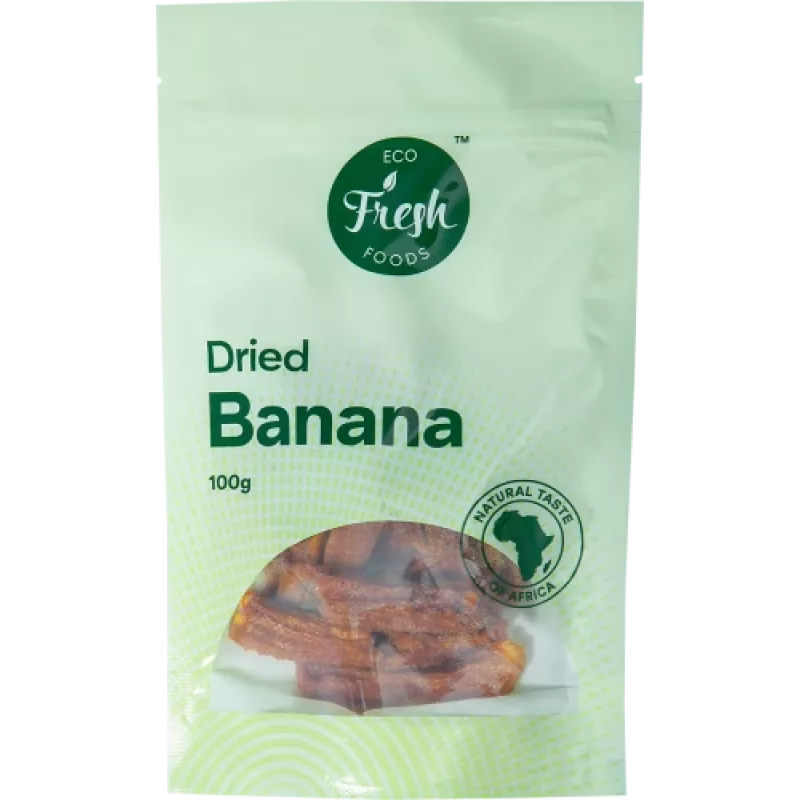 Eco fresh foods Kuivatatud banaan 100 g