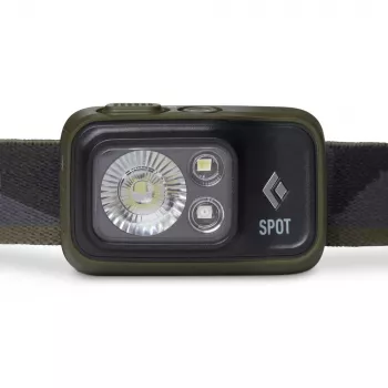 Pealamp Must Diamond Spot 400 — 400 lm, LED, IPX8 veekindel, AAA, valgusvihk 12–100 m, must