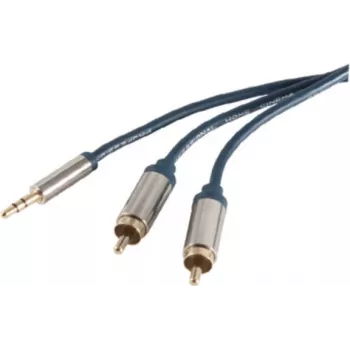 Helikaabel 3,5 mm kuni 2 × RCA ShiverPeaks SP30831-õhuke