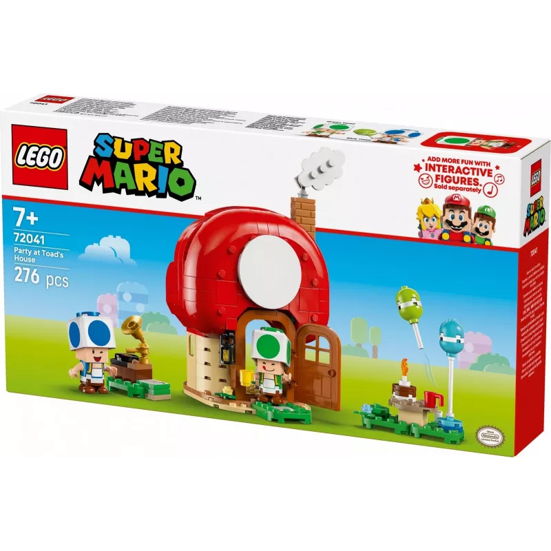 LEGO Super Mario pidu Kärnkonnamajas komplekt 72041 interaktiivsete mängufunktsioonidega