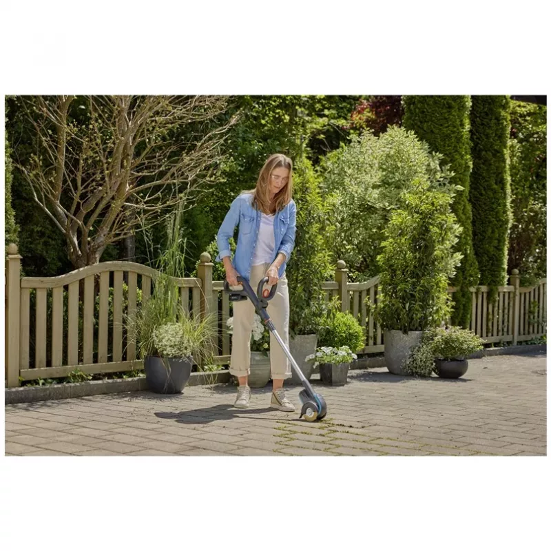 Elektriline umbrohuharja hari GARDENA 14821-20 terasest korpus, kerge