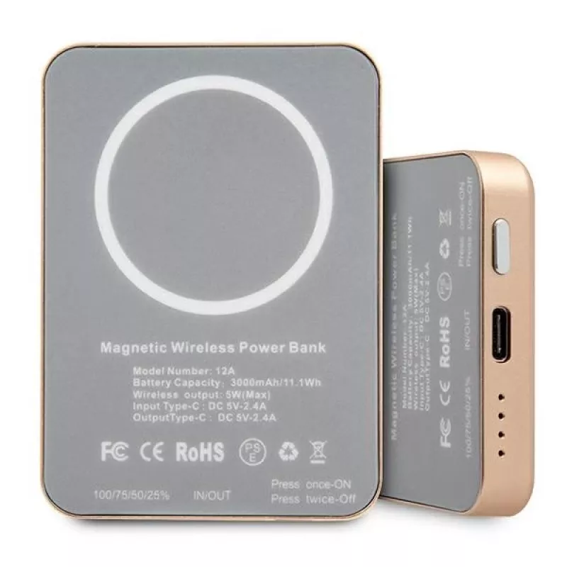 Induktsioonlaadijaga PowerBank Guess MagSafe 3000mAh