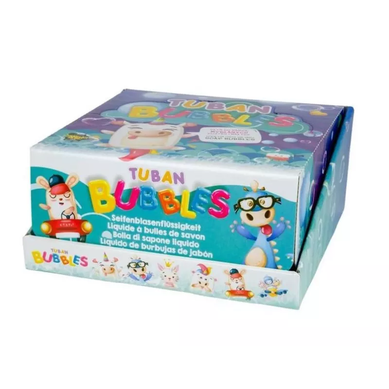 Mullikomplekt Tuban DISPLAY SMALL SOAP BUBBLES MIX 36 tk x 60 ml