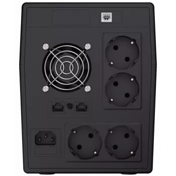 Katkematu toiteallikas roheline Cell UPS05 — line-interactive 2 kVA / 1200 W, 5x F-tüüpi pistikupesa, LCD, USB, RJ-45