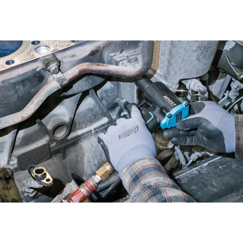 Impact Wrench HAZET 9012M-1 1/2 tolli 8800 RPM Must, Sinine